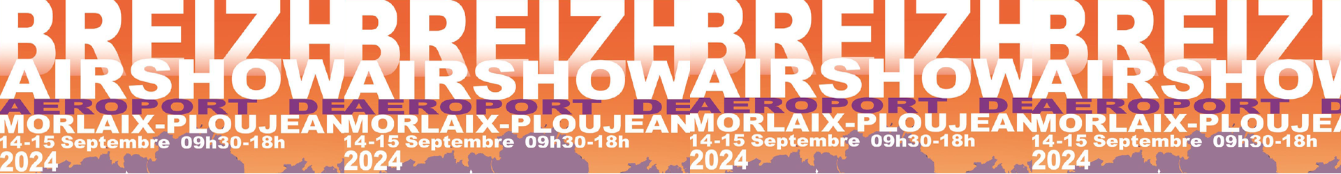 Bannière Breizh Air Show 2024 "Des Jeunes pour nos ailes"